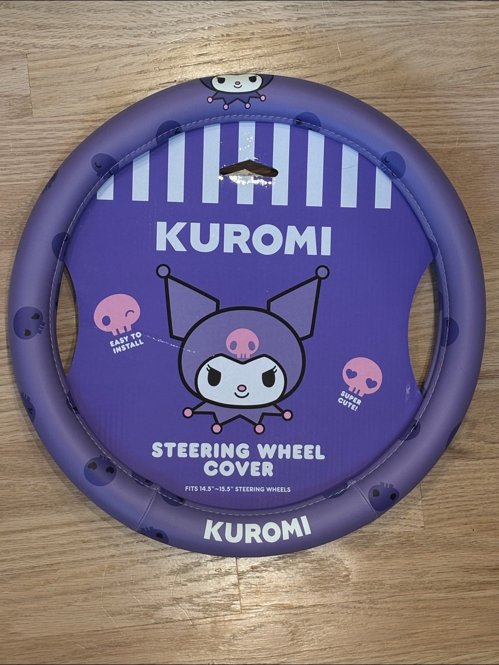 NWT Kuromi purple Steering Wheel Cover
